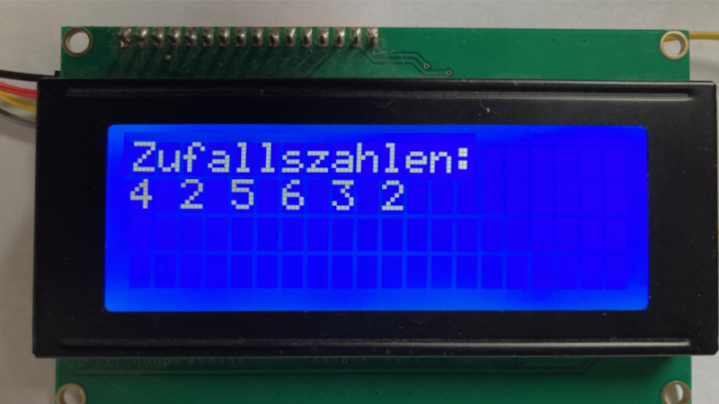LCD mit I²C-Schnittstelle